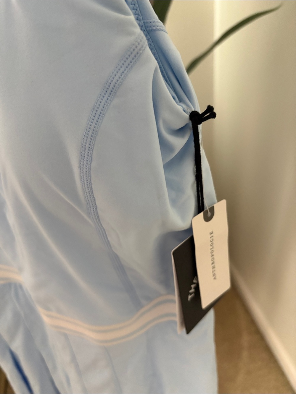 Anthropologie The Upside Peached Lettuce Mini Dress Size Large - Picture 6 of 8